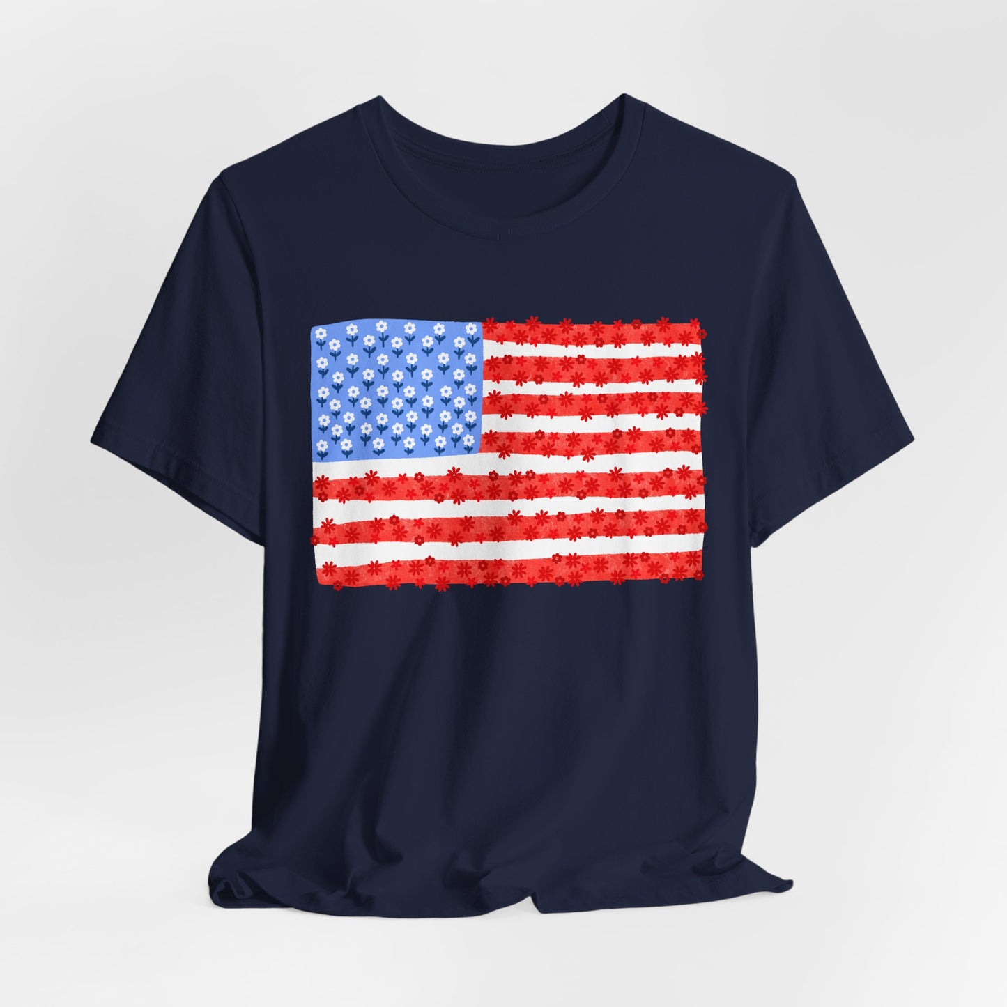 Floral American Flag