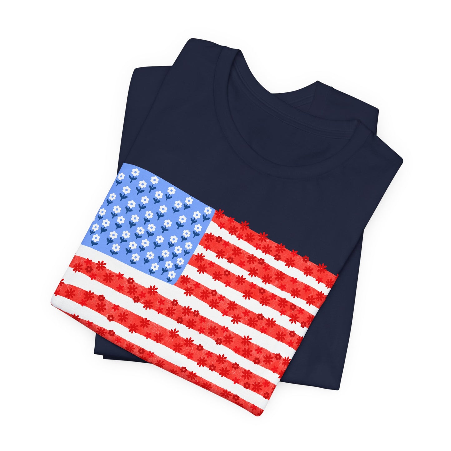 Floral American Flag