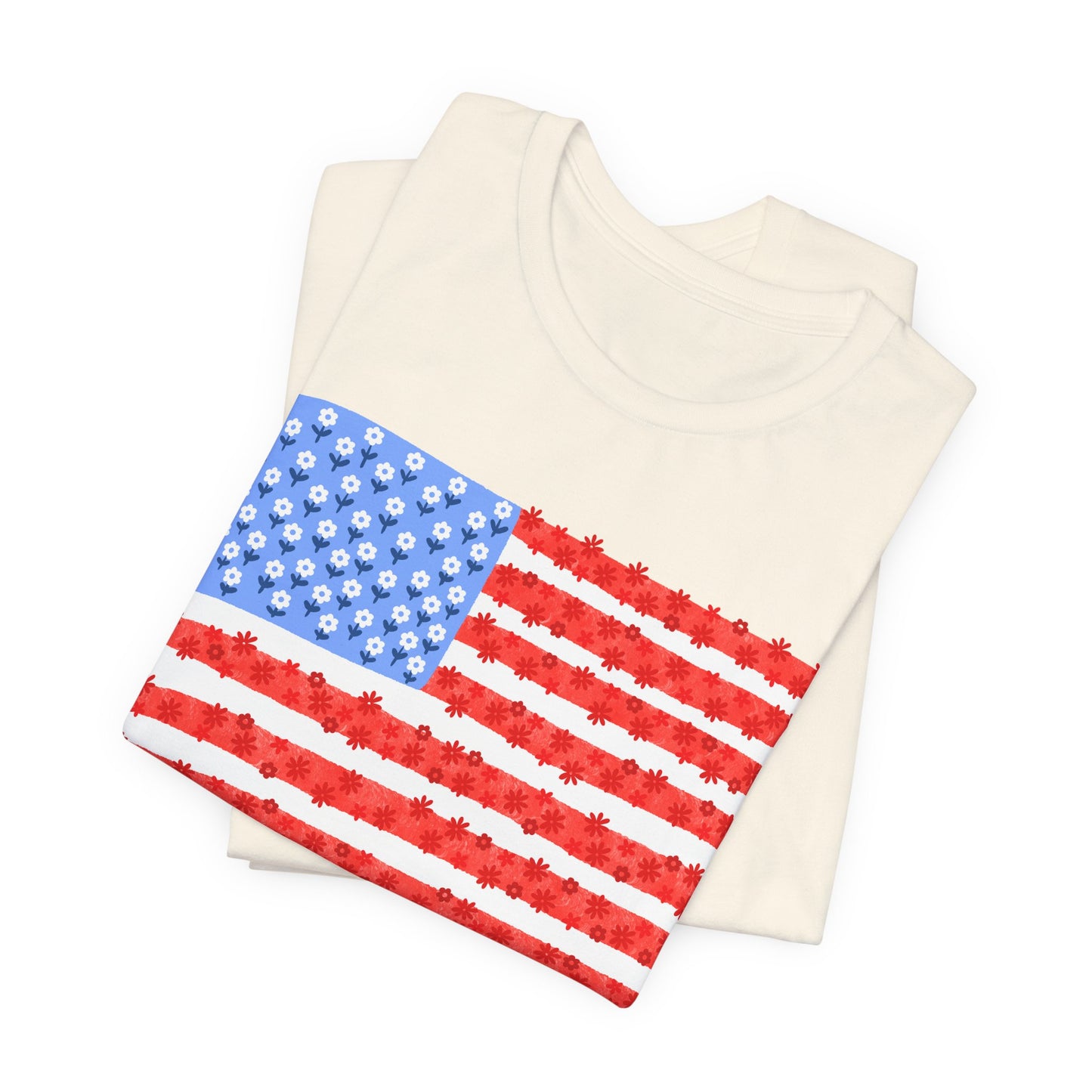 Floral American Flag