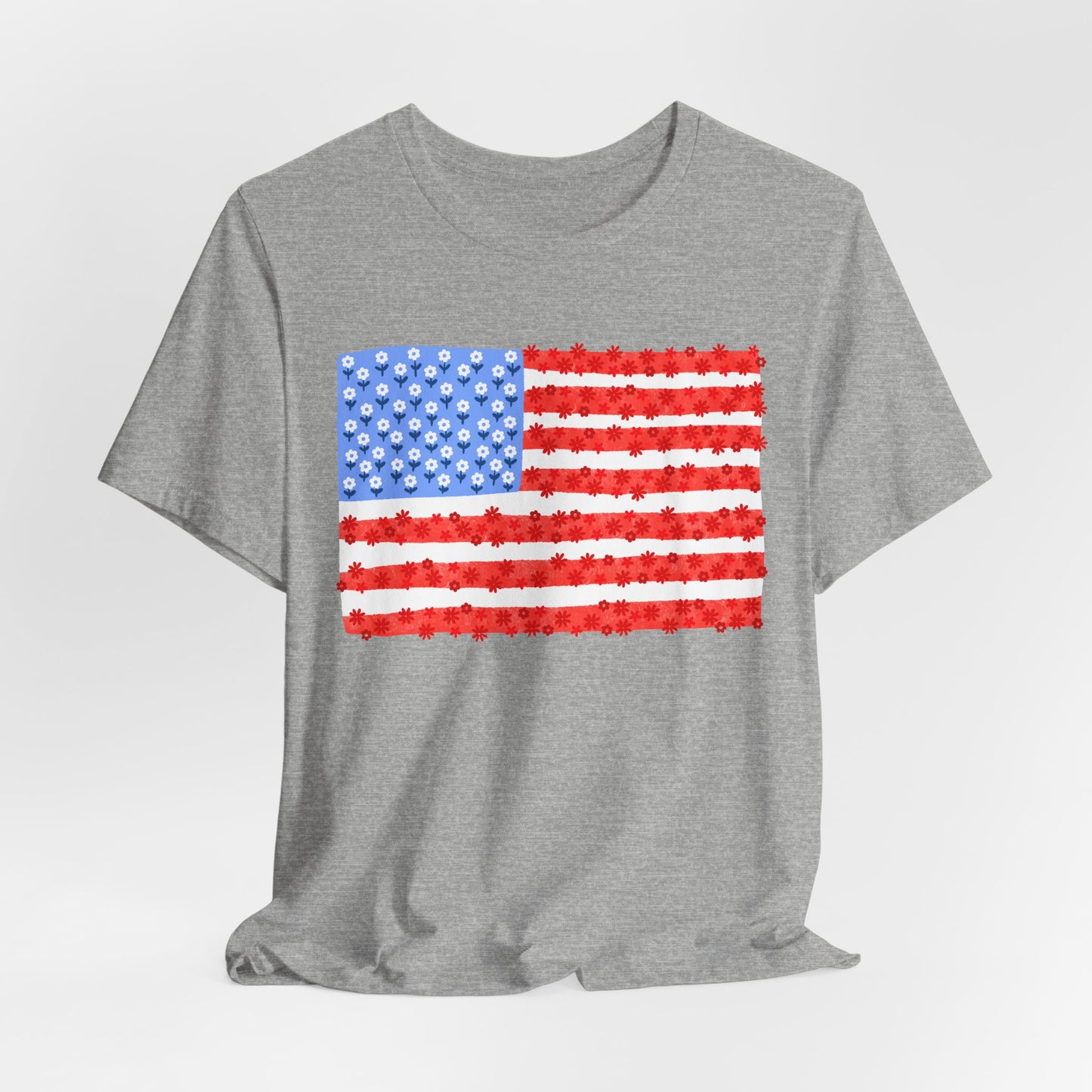 Floral American Flag
