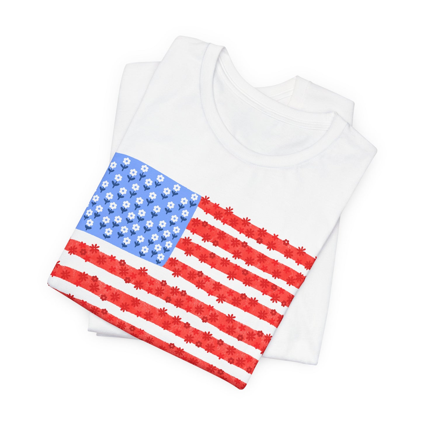 Floral American Flag
