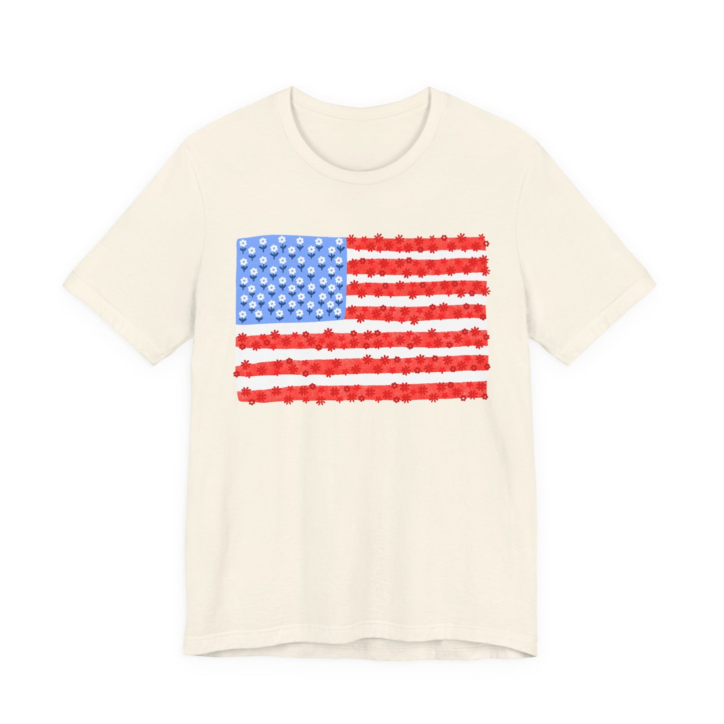 Floral American Flag