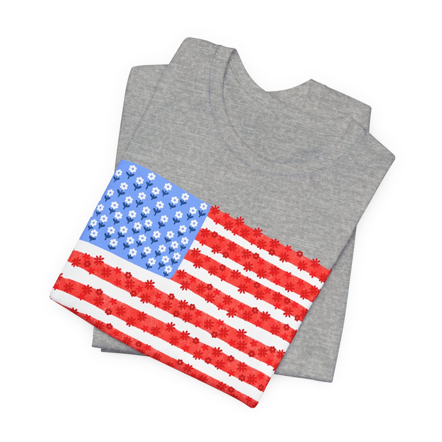 Floral American Flag