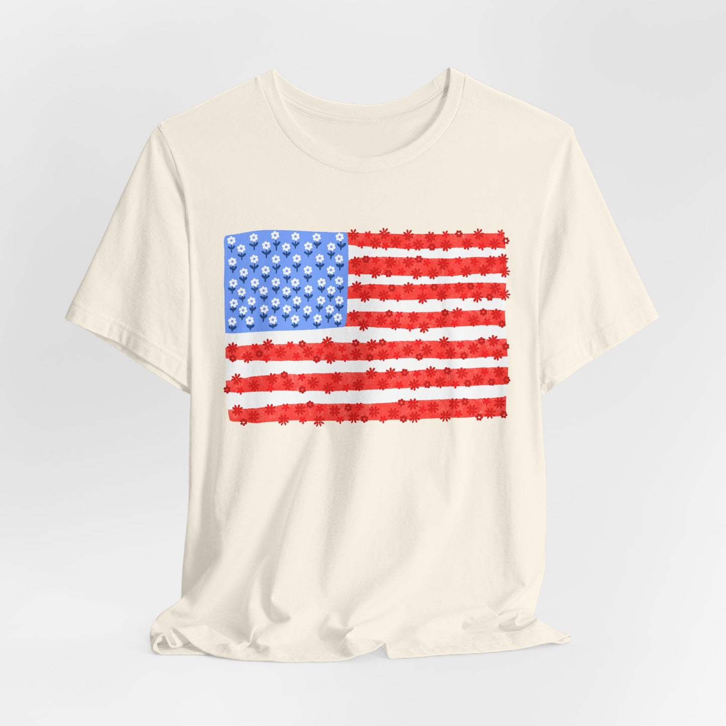 Floral American Flag