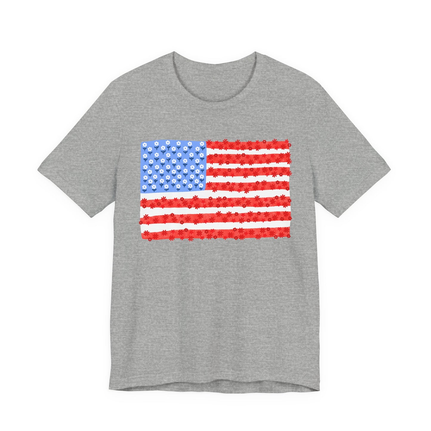 Floral American Flag